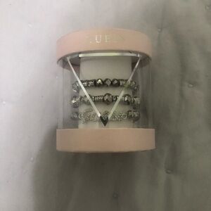 Guess Silver Bracelet Set
